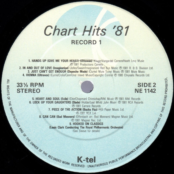 Various - Chart Hits 81 Volume 1 (LP, Comp) 11296