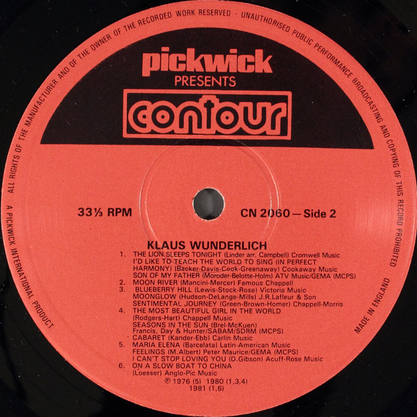 Klaus Wunderlich - Klaus Wunderlich (LP) 12011