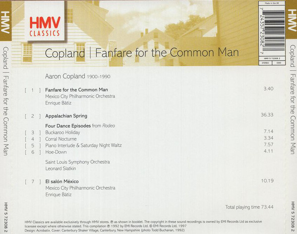 Copland* - Fanfare For The Common Man (CD, Album) 14625