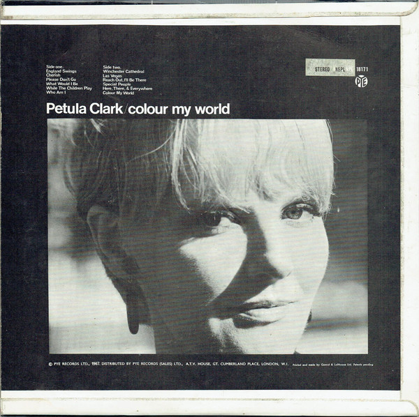 Petula Clark - Colour My World (LP, Album) 7416