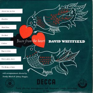 David Whitfield - Yours From The Heart (10") 7701