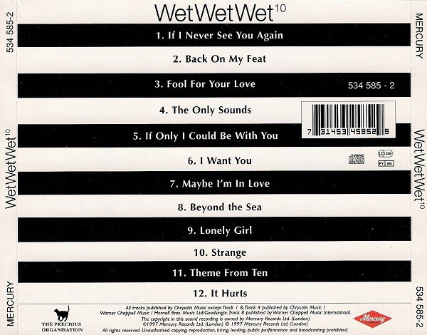 Wet Wet Wet - 10 (CD, Album) 10234