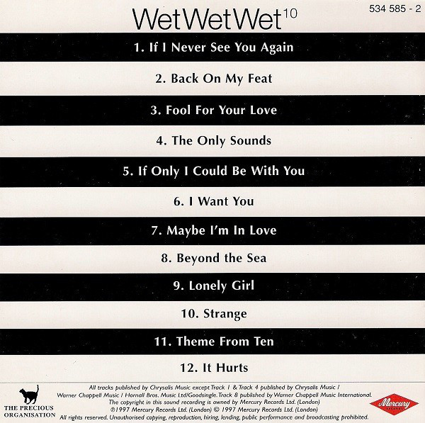 Wet Wet Wet - 10 (CD, Album) 10236