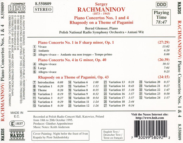 Rachmaninov*