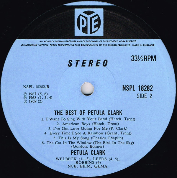 Petula Clark - The Best Of Petula Clark (LP, Comp) 7545