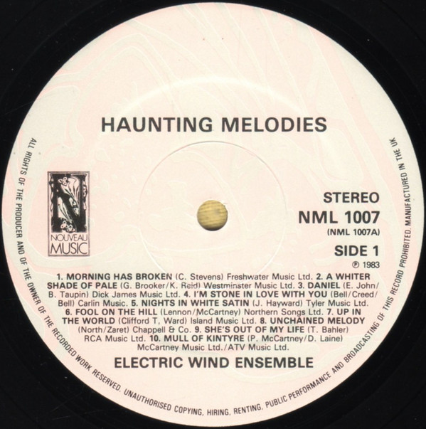 Electric Wind Ensemble - Haunting Melodies (LP) 11278