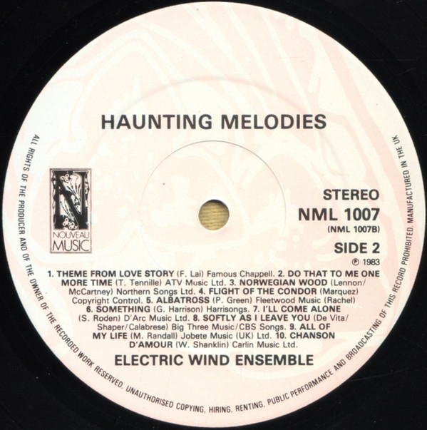 Electric Wind Ensemble - Haunting Melodies (LP) 11284
