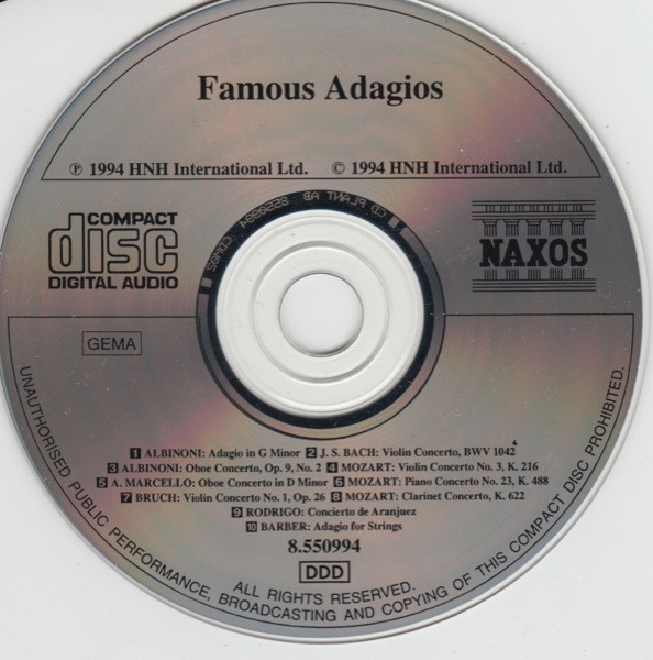 Various - Famous Adagios (CD, Comp) 14451