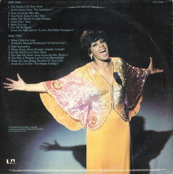 Shirley Bassey - What I Did For Love (LP, Comp) 8938