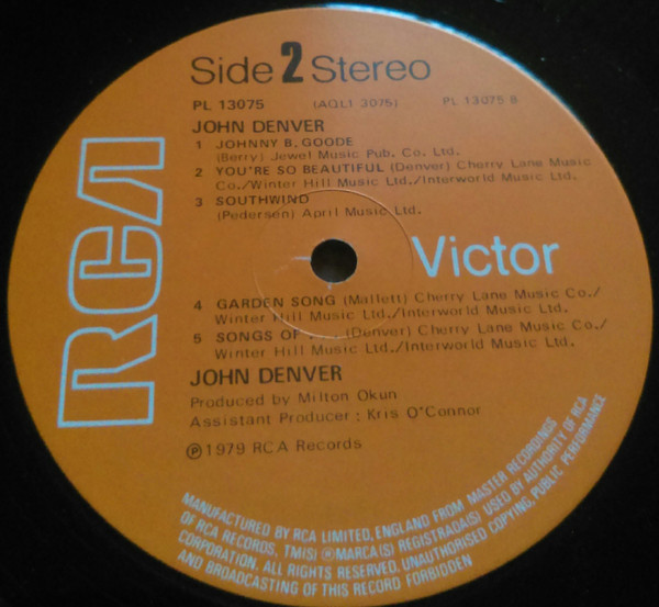 John Denver - John Denver (LP, Album) 7153