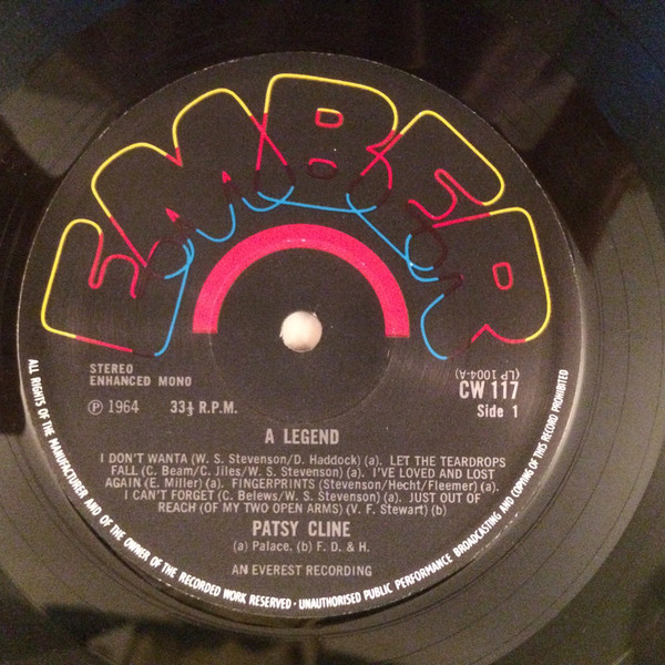 Patsy Cline - A Legend (LP, Comp) 8069