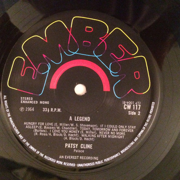 Patsy Cline - A Legend (LP, Comp) 8070