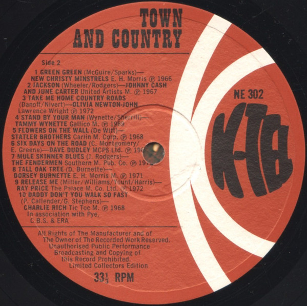 Various - 20 Town and Country Greats (LP, Comp, Ltd) 10974