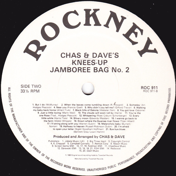 Chas'n'Dave* - Chas'N'Daves Knees Up (LP, Album) 11485