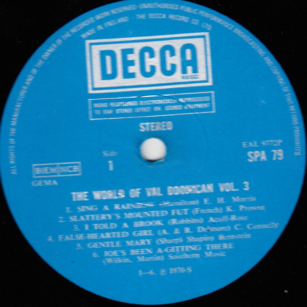 Val Doonican - The World Of Val Doonican Vol. 3 (LP, Comp) 8685