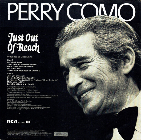 Perry Como - Just Out Of Reach (LP) 8375