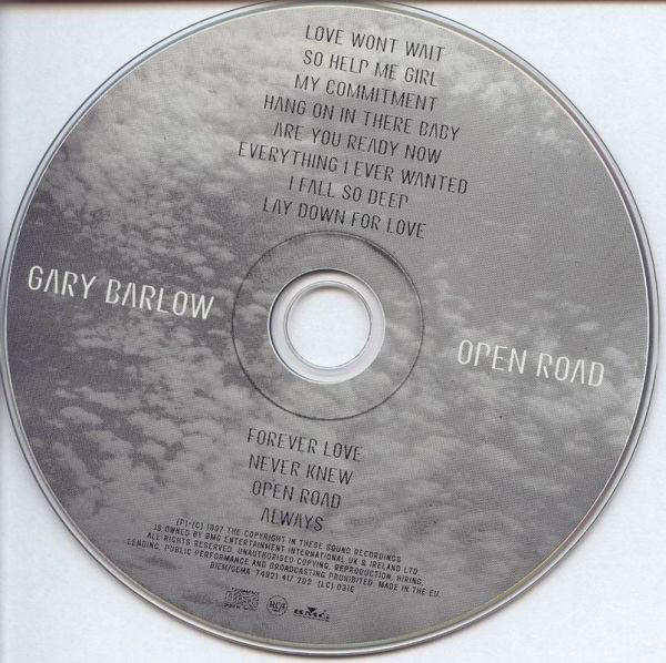 Gary Barlow - Open Road (CD, Album) 9912