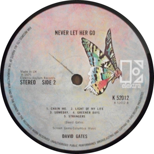David Gates - Never Let Her Go (LP) 7137