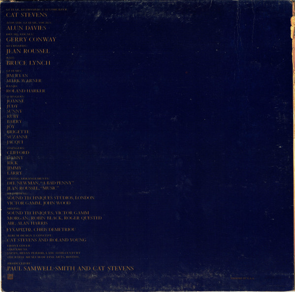 Cat Stevens - Buddha And The Chocolate Box (LP, Album) 7479