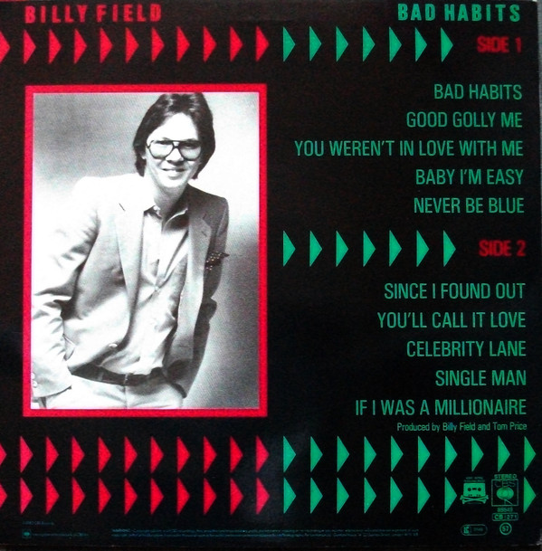 Billy Field - Bad Habits (LP, Album) 14300