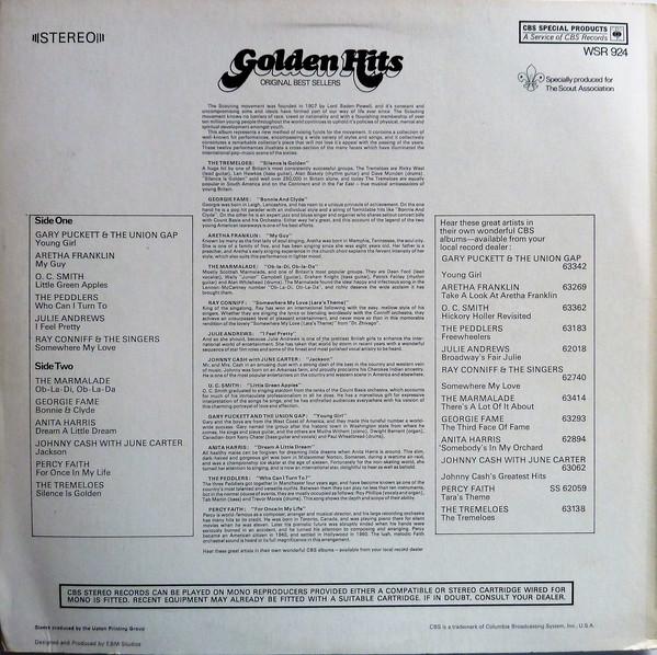 Various - Golden Hits (LP, Card) 10878