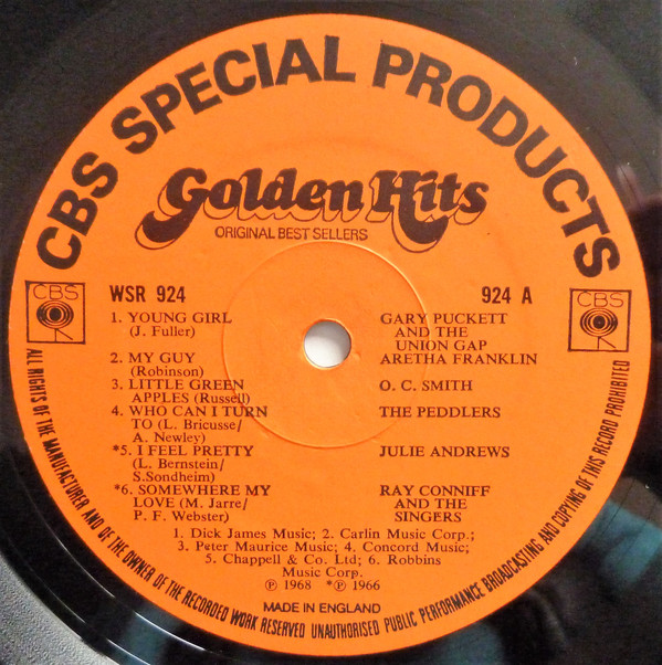 Various - Golden Hits (LP, Card) 10879