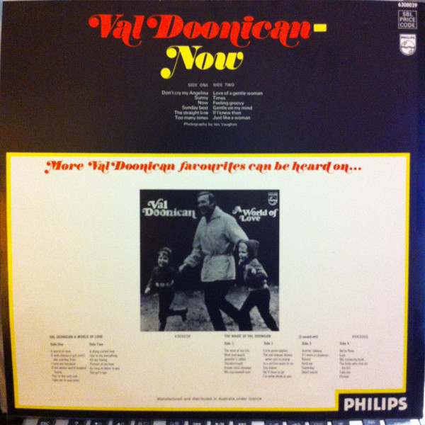 Val Doonican - Now (LP, Comp, Blu) 8698