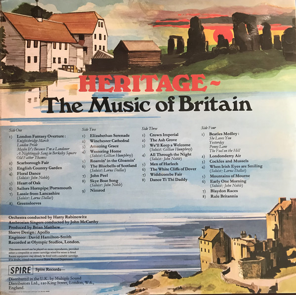 Harry Rabinowitz - Heritage - The Music Of Britain (2xLP) 14574
