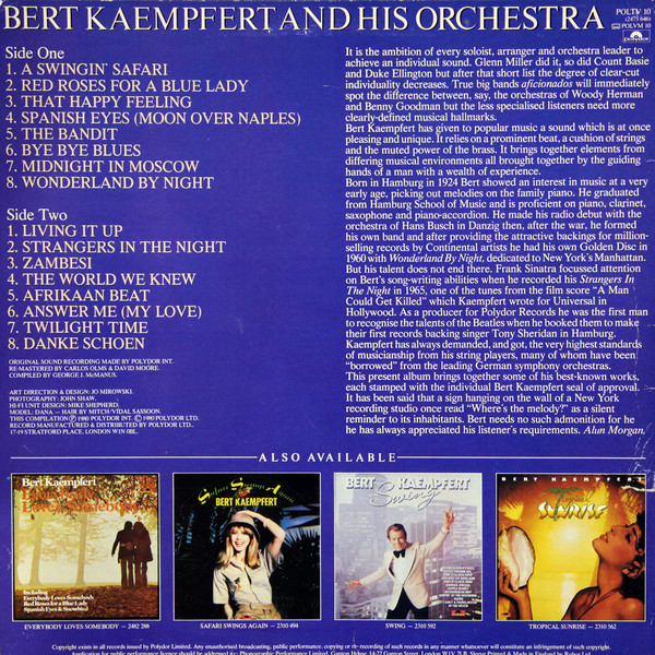 Bert Kaempfert and His Orchestra - Sounds Sensational - Superstereo Hits (LP, Comp) 7816