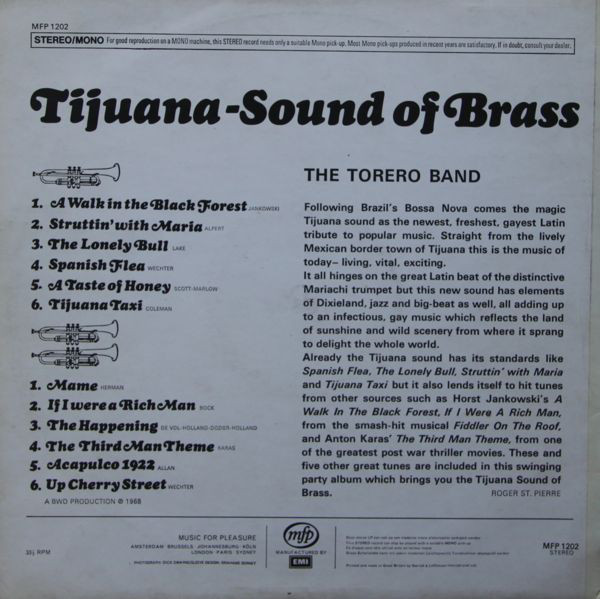 The Torero Band - Tijuana - Sound Of Brass (LP) 7759