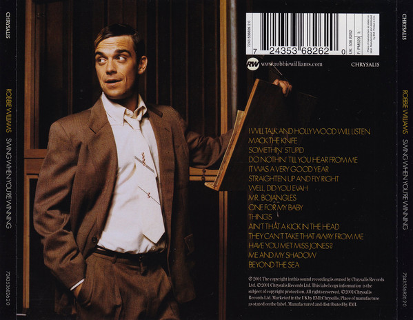 Robbie Williams - Swing When You're Winning (CD, Album) 9113