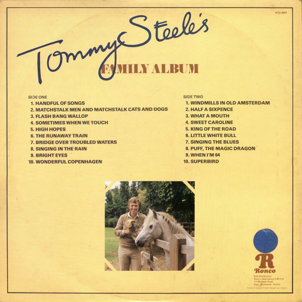 Tommy Steele - Tommy Steele's Family Album (LP, Comp, Gat) 9048