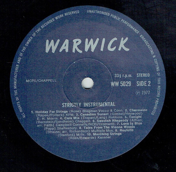 Various - Strictly Instrumental (LP, Comp) 14588