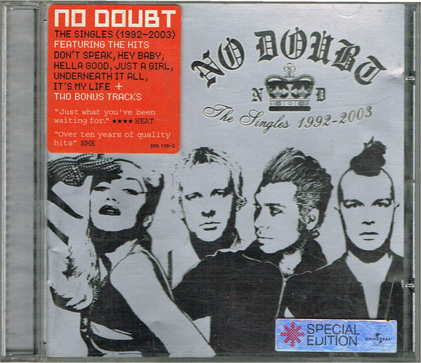 No Doubt - The Singles 1992 - 2003 (CD, Comp, S/Edition, Dis) 10344