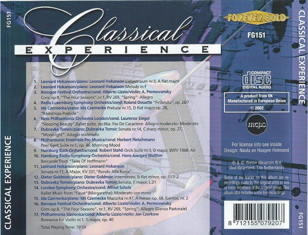 Various - Classical Experience (CD, Album, Comp) 14005