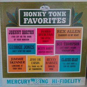 Various - Honky Tonk Favorites (LP, Comp, Mono) 10003