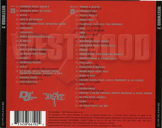 Various - Westwood Volume 2 (2xCD, Comp, Mixed) 9974