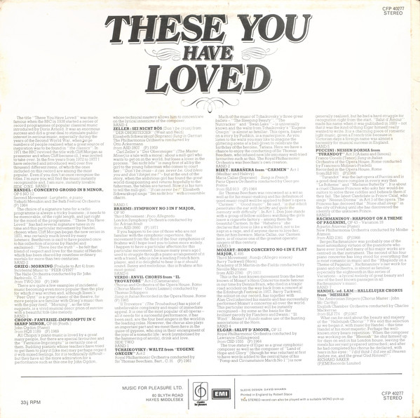 Various - These You Have Loved (LP, Comp, RE, Cre) 14537