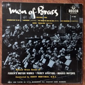 Massed Brass Bands Of Fodens, Fairey Aviation and Morris Motors - Men Of Brass Volume 2 (10", Mono) 13923