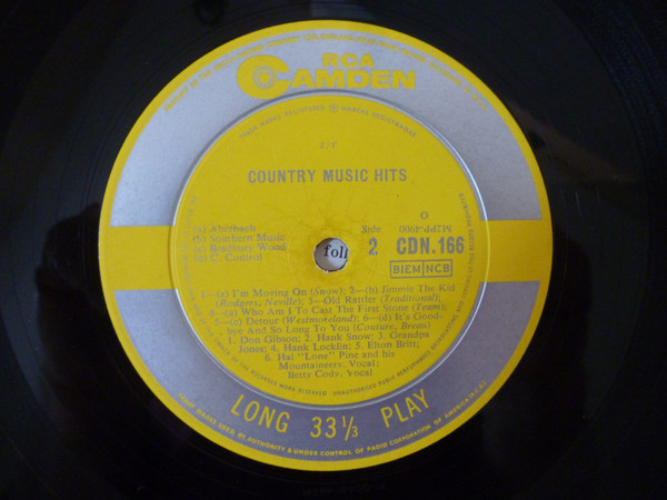 Various - Country Music Hits By Country Music's Stars (LP, Comp, Mono) 11453