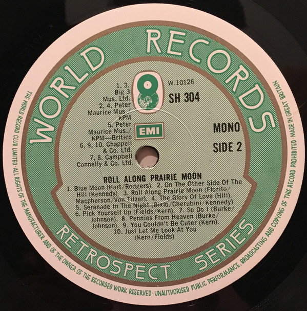 Various - Roll Along Prairie Moon (LP, Comp) 13791