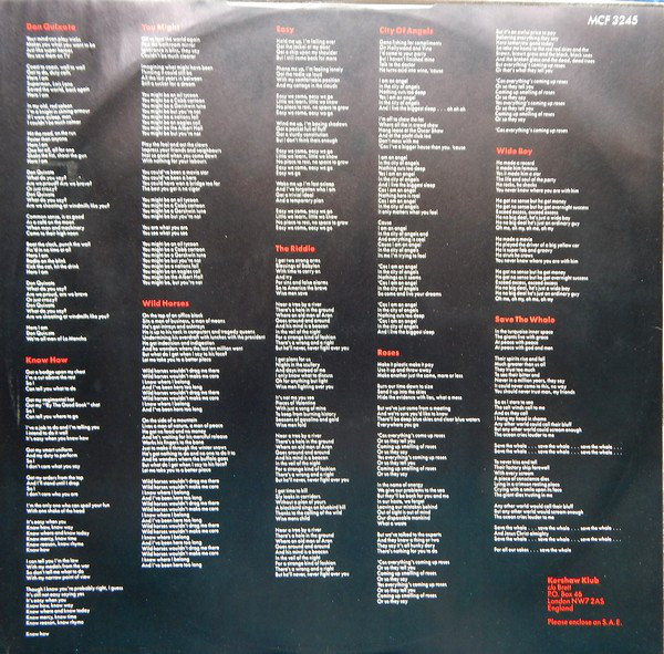 Nik Kershaw - The Riddle (LP, Album) 12346