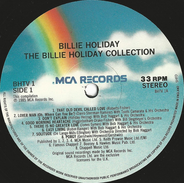 Billie Holiday - The Legend Of Billie Holiday (LP, Comp, RM) 18479