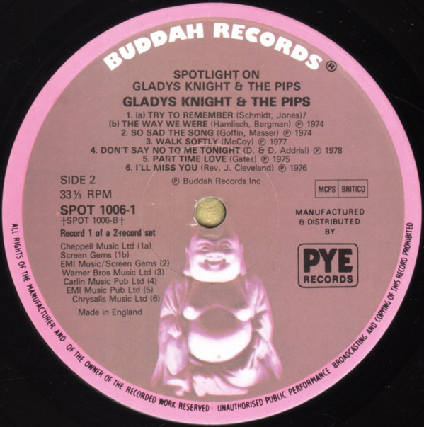 Gladys Knight And The Pips - Spotlight On Gladys Knight And The Pips (2xLP, Comp) 16179