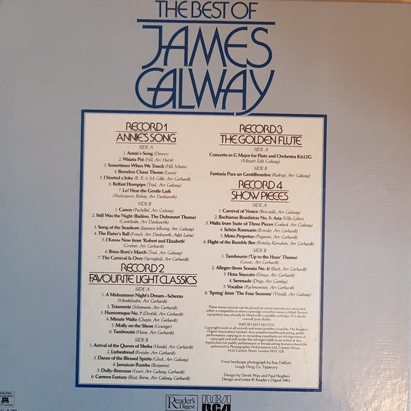 James Galway - The Best Of James Galway (4xLP, Album + Box, Comp) 17563