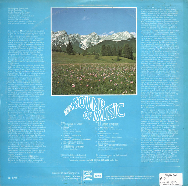 Anne Rogers And Patricia Routledge - The Sound Of Music (LP, Album, Sle) 16172