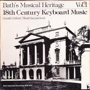 Gerald Gifford - Bath's Musical Heritage, Vol. 1 - 18th Century Keyboard Music (LP, Album) 16267