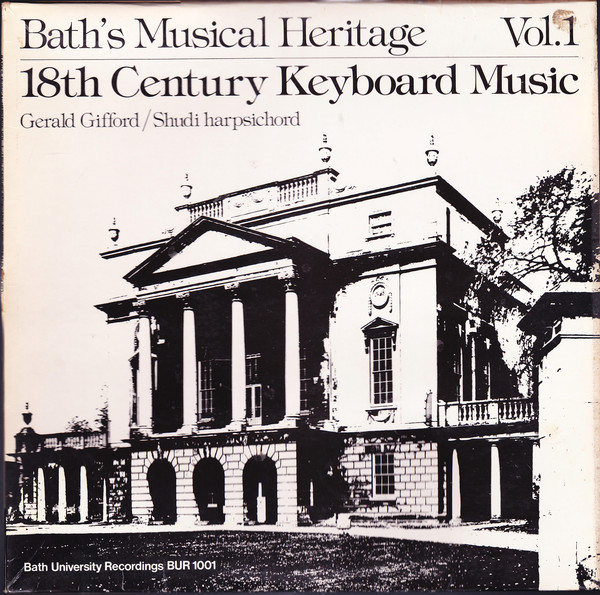 Gerald Gifford - Bath's Musical Heritage, Vol. 1 - 18th Century Keyboard Music (LP, Album) 16267