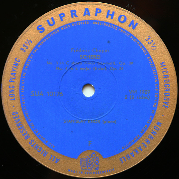 Chopin*, Stanislav Knor - Scherzi Nos. 1, 2, 3, And 4 (LP) 16407
