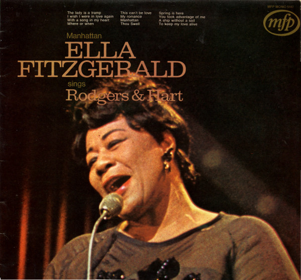 Ella Fitzgerald - Ella Fitzgerald Sings Rodgers and Hart (LP, Album, Mono, RE) 18496